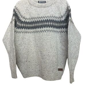 🏔️ Sherpa Adventure Gear Fair Isle Wool Blend Sweater XL